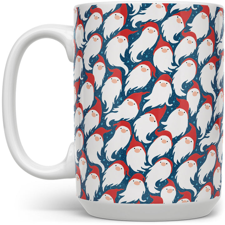Gnome Santa Pattern Mug