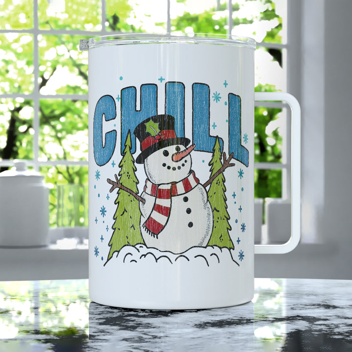 Chill Snowman Insulated Travel Mug
