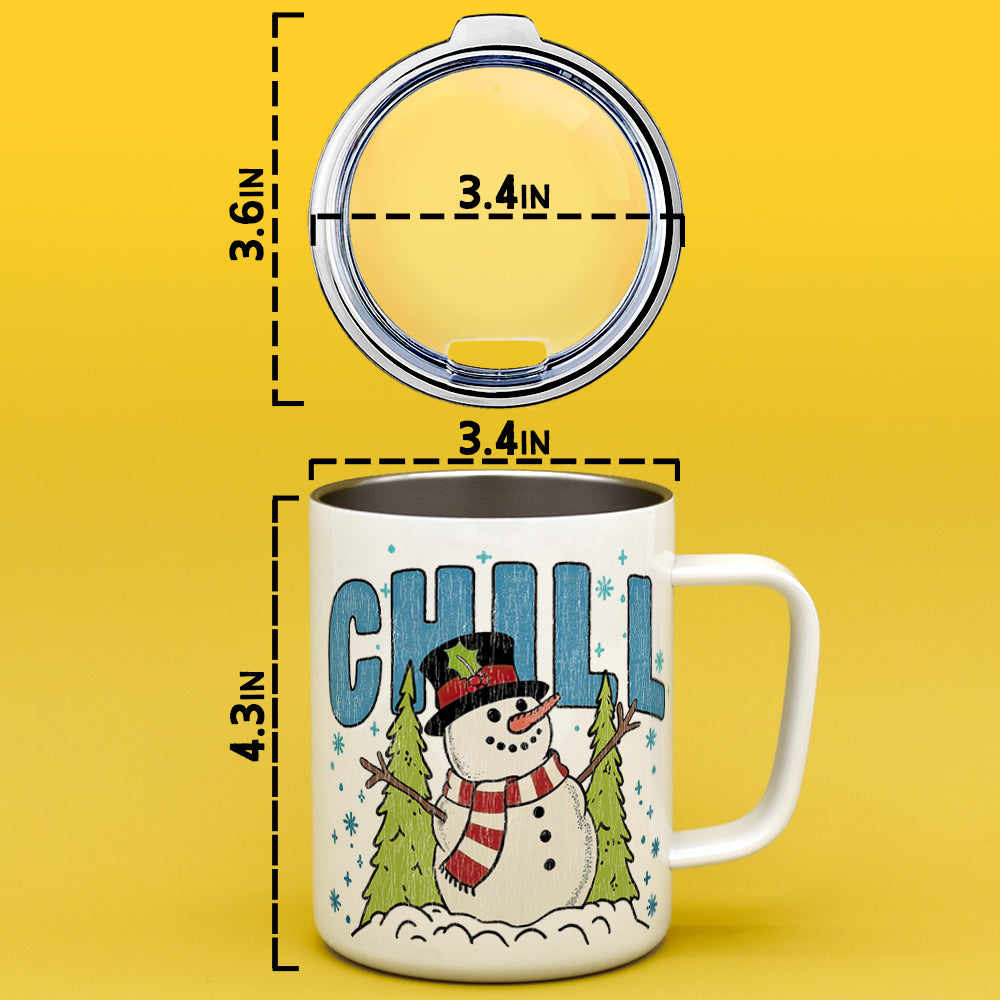 Chill Snowman Insulated Travel Mug