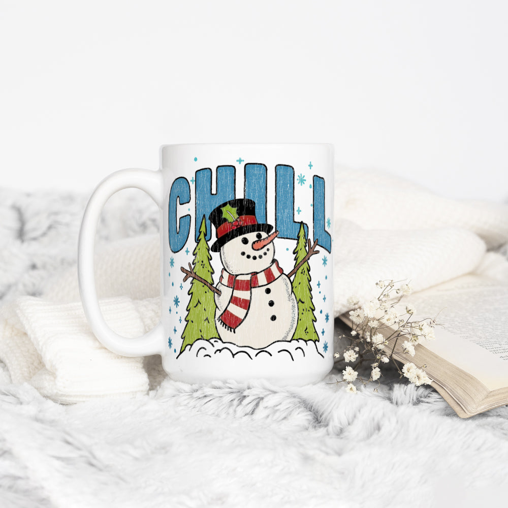 Chill Snowman Mug