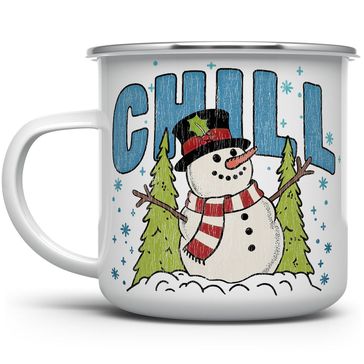 Chill Snowman Camp Mug