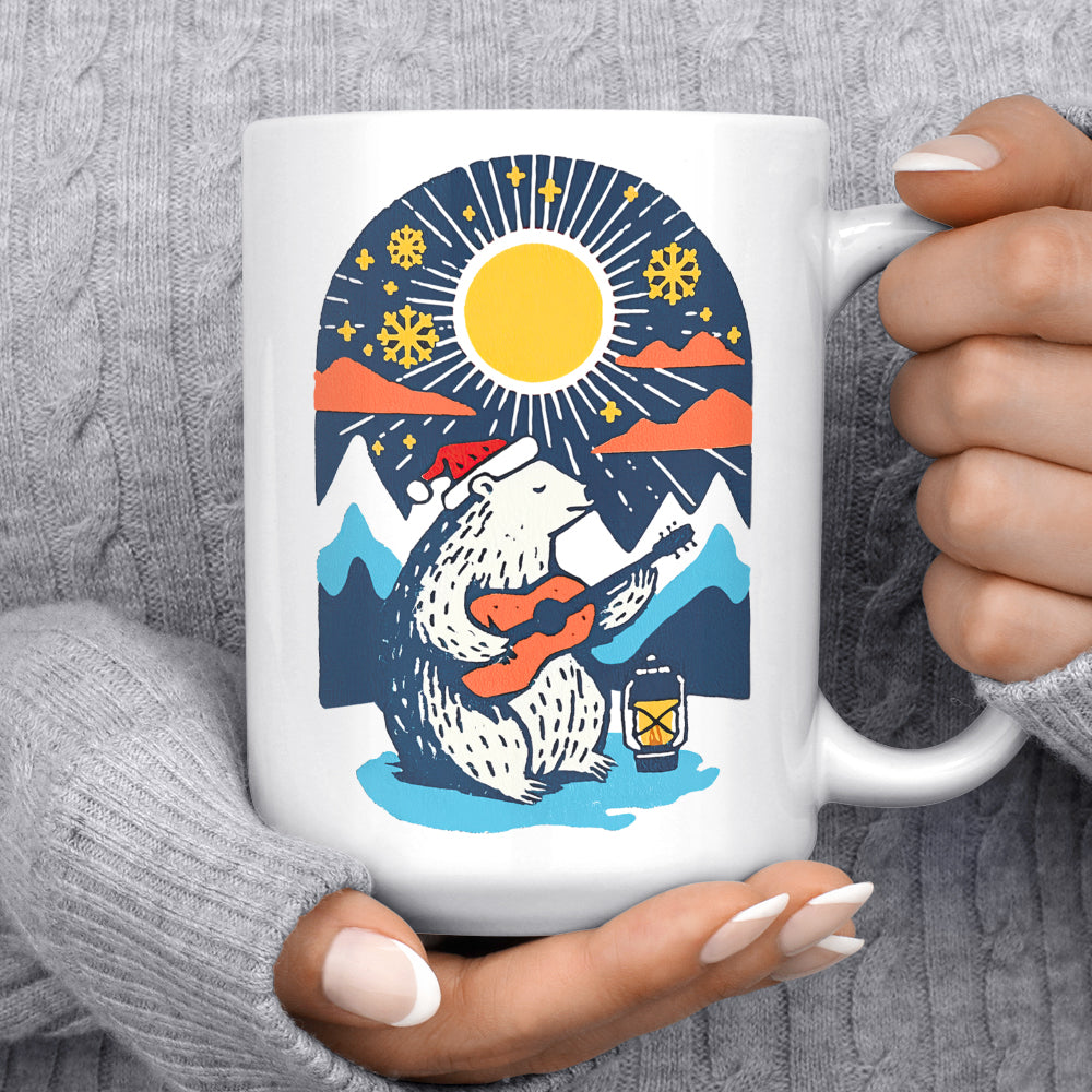 Retro Polar Bear Mug
