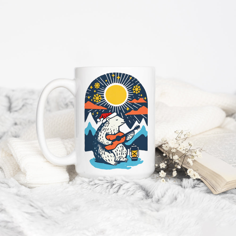 Retro Polar Bear Mug