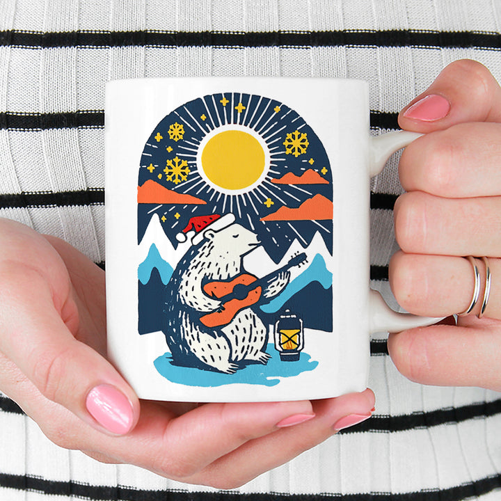 Retro Polar Bear Mug