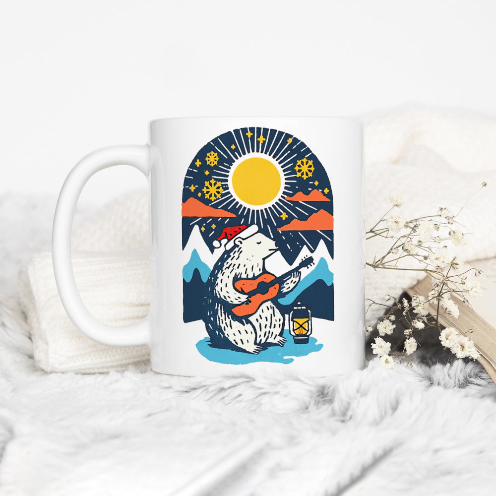 Retro Polar Bear Mug