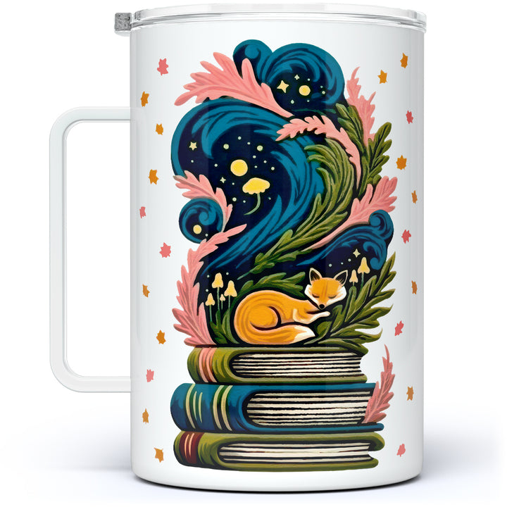 Bookish Fox Insulated Travel Mug