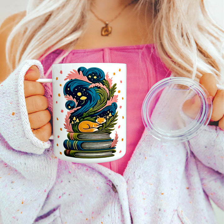 Bookish Fox Insulated Travel Mug