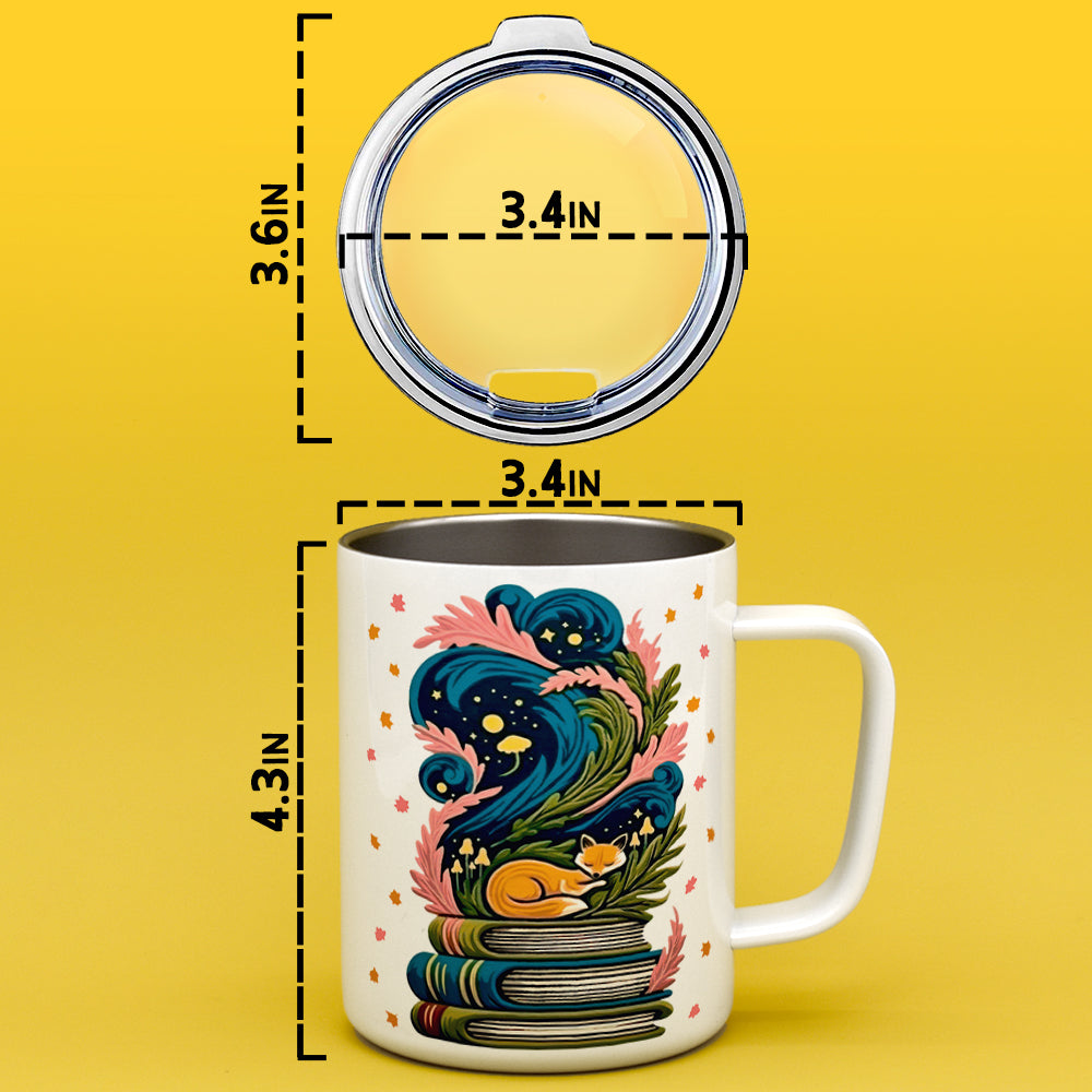 Bookish Fox Insulated Travel Mug