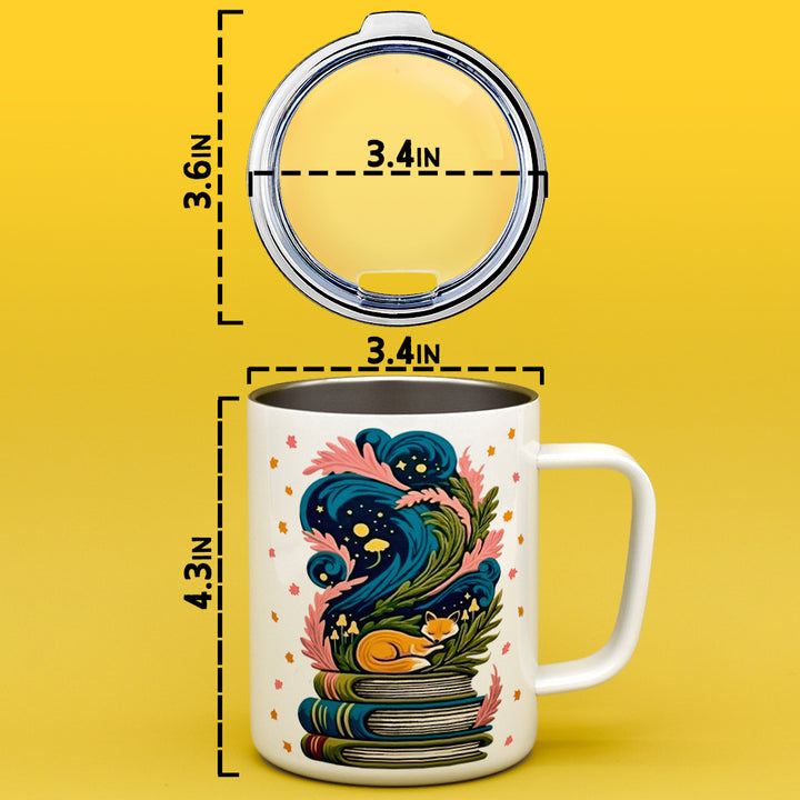 Bookish Fox Insulated Travel Mug