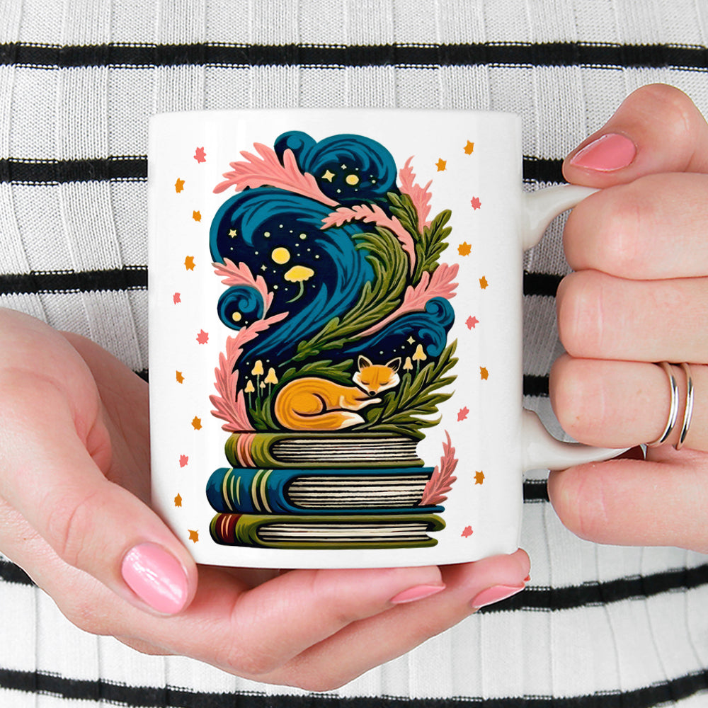 Bookish Fox Mug