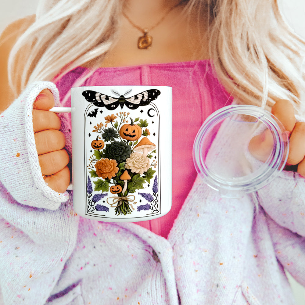 Halloween Bouquet Insulated Travel Mug