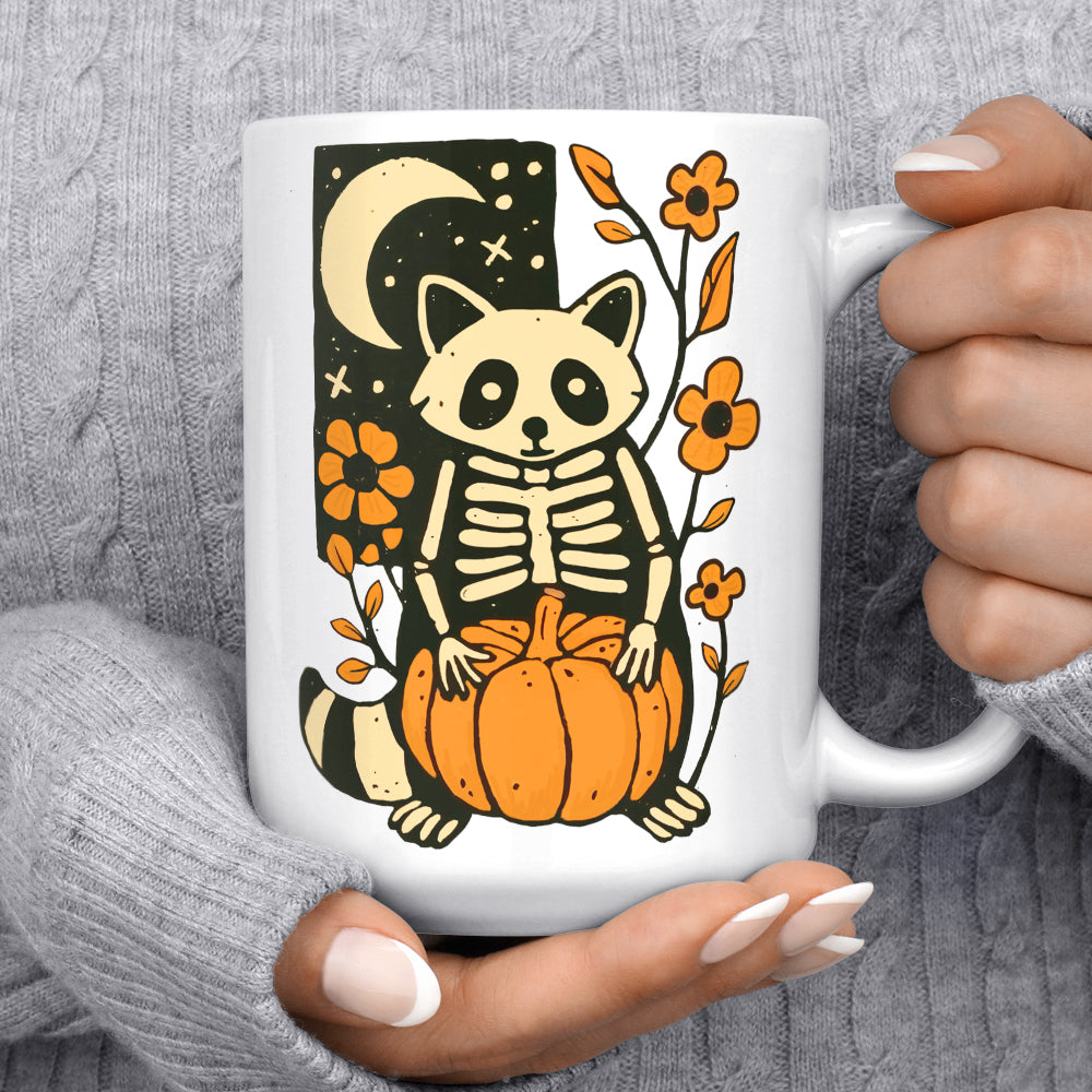 Halloween Raccoon Mug
