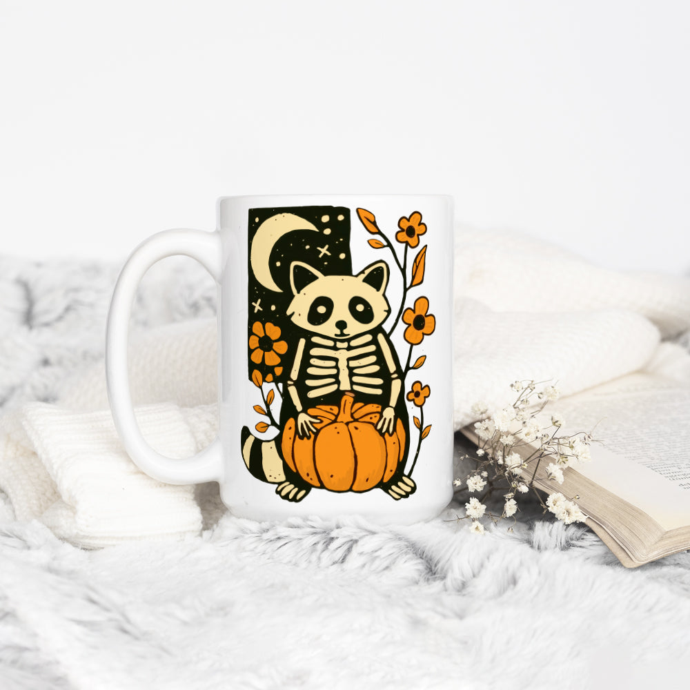 Halloween Raccoon Mug