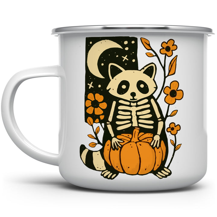 Halloween Raccoon Camp Mug