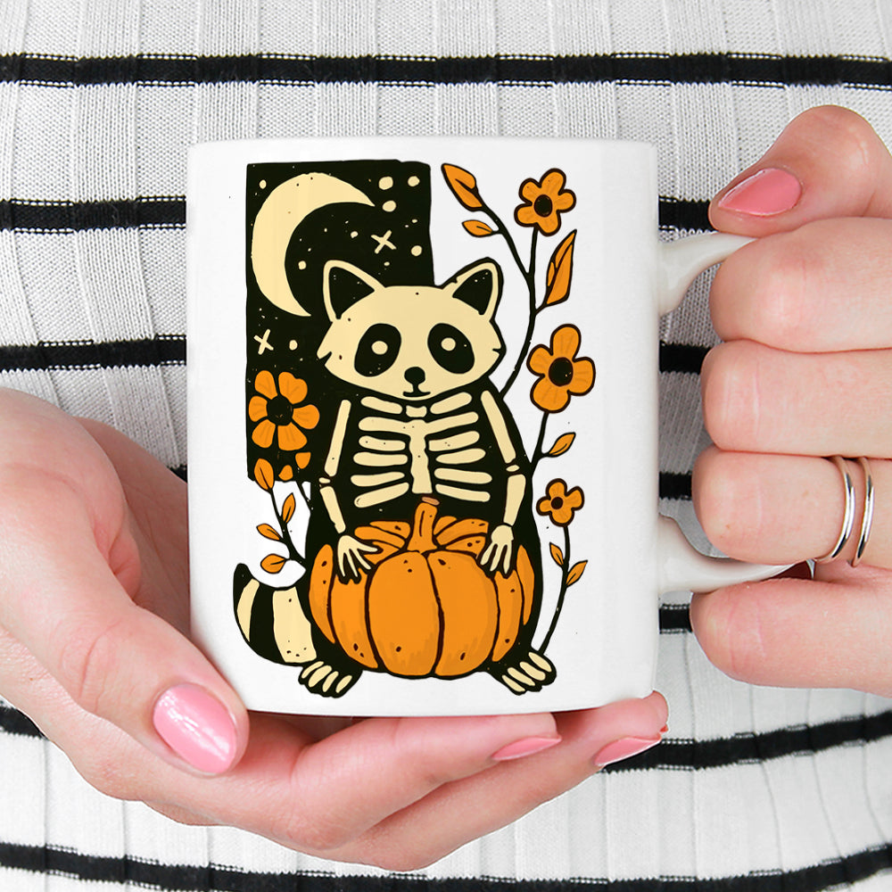 Halloween Raccoon Mug