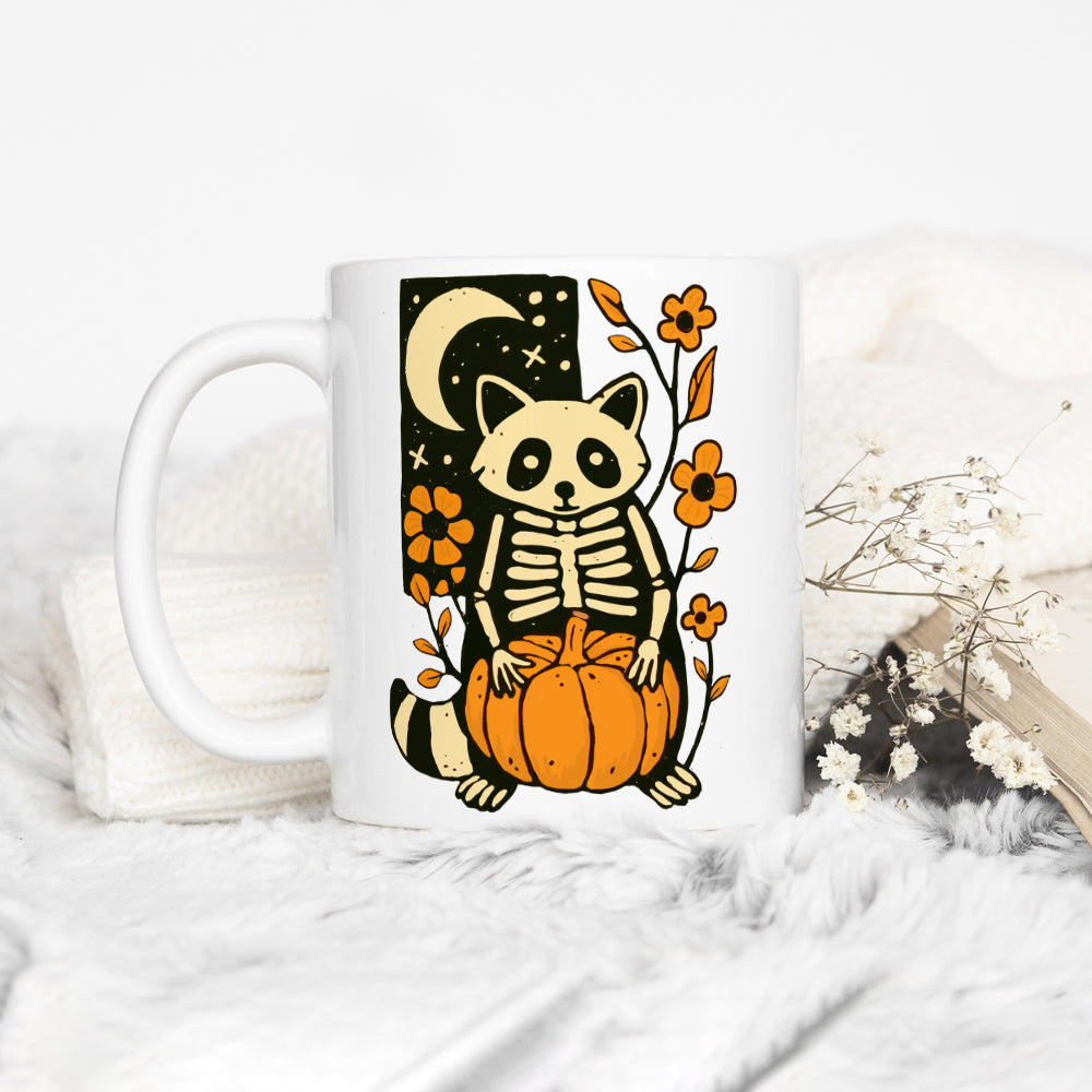 Halloween Raccoon Mug