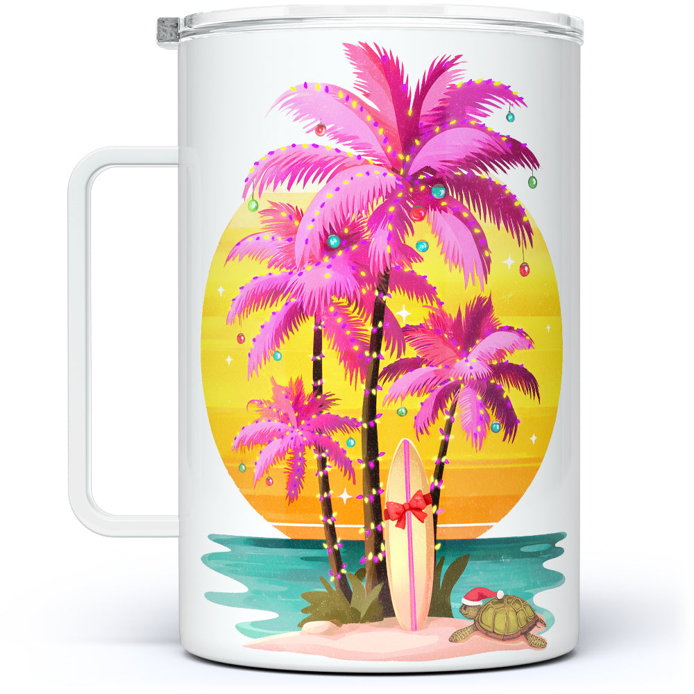 Sunset Surf Holiday Insulated Travel Mug