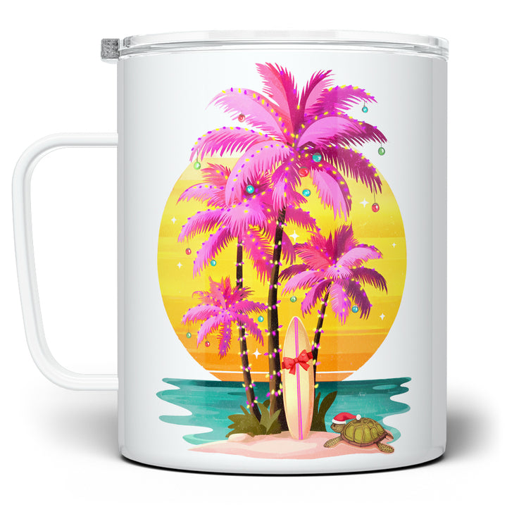 Sunset Surf Holiday Insulated Travel Mug