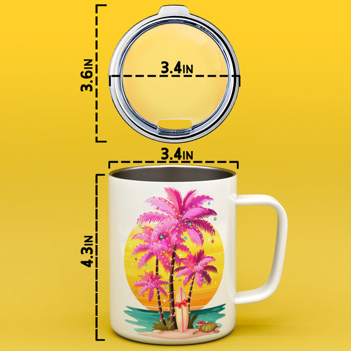 Sunset Surf Holiday Insulated Travel Mug