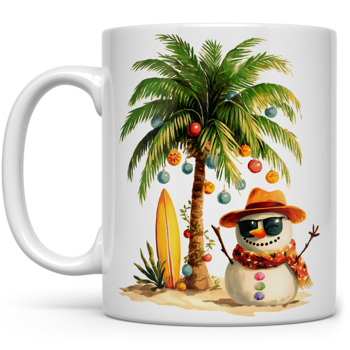 Beach Snowman Mug