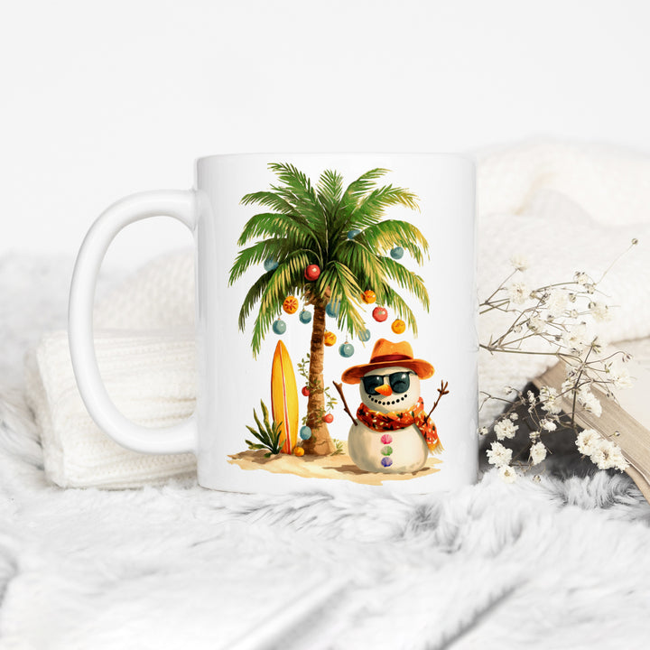 Beach Snowman Mug
