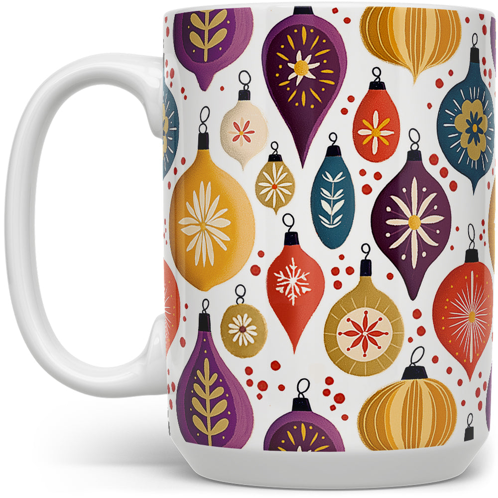 Vintage Christmas Ornaments Mug