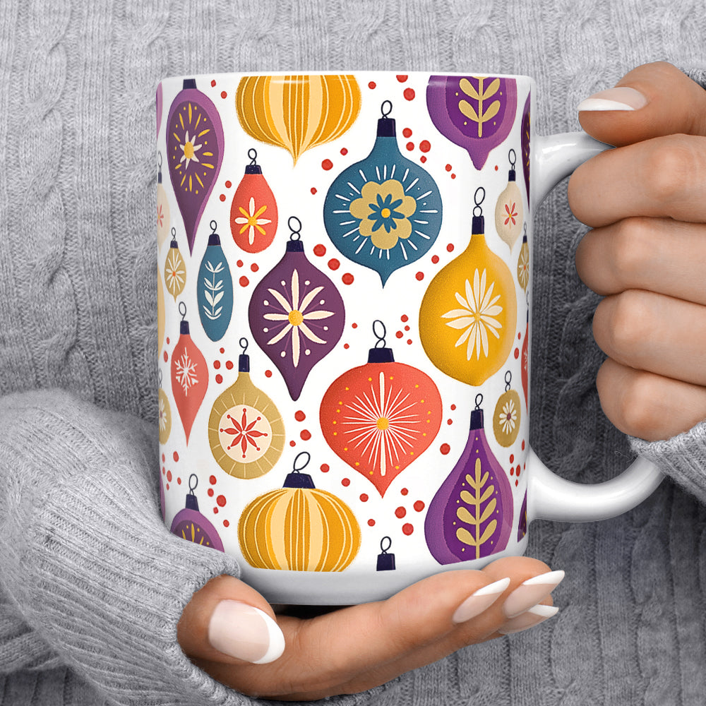 Vintage Christmas Ornaments Mug