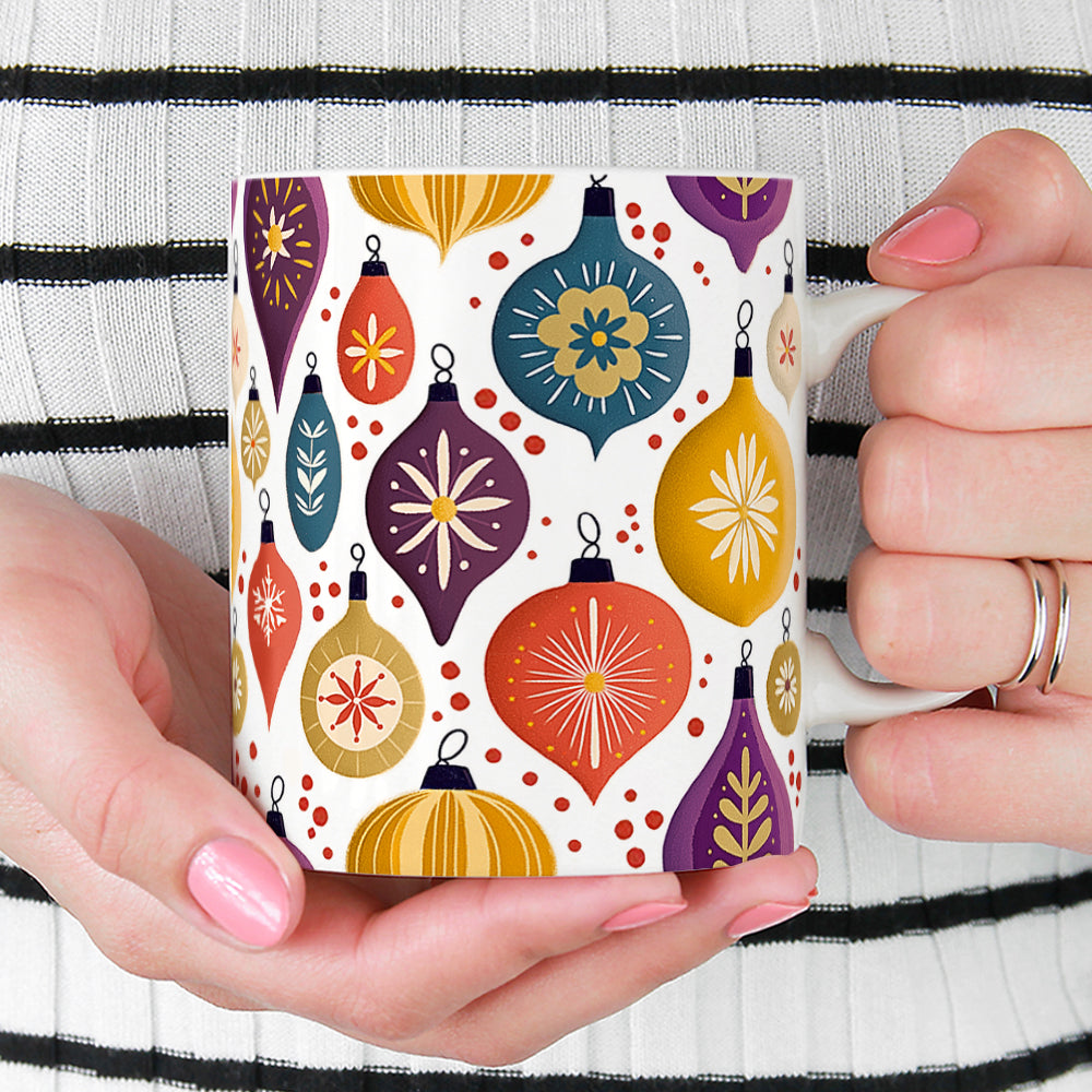 Vintage Christmas Ornaments Mug