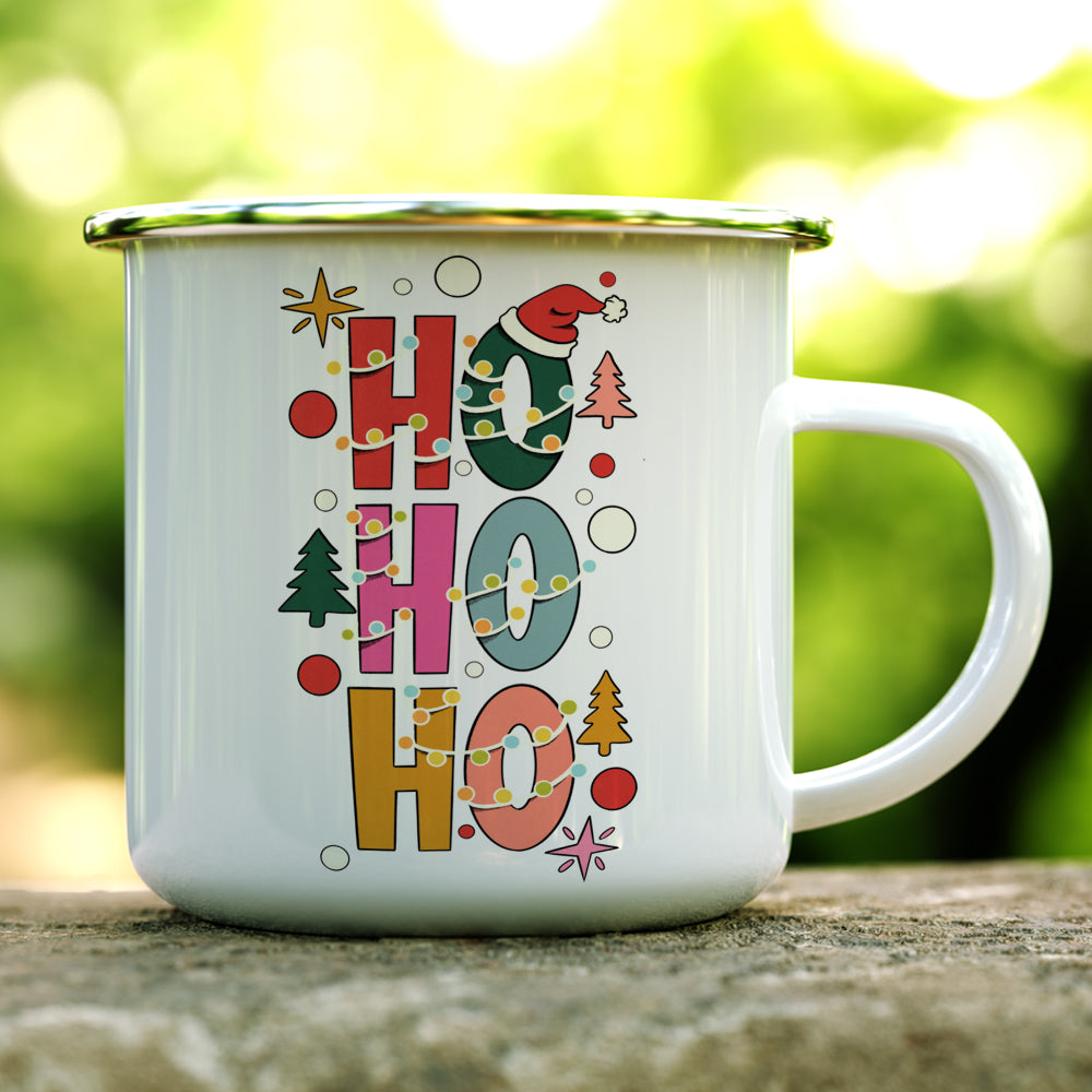 HO HO HO Camp Mug