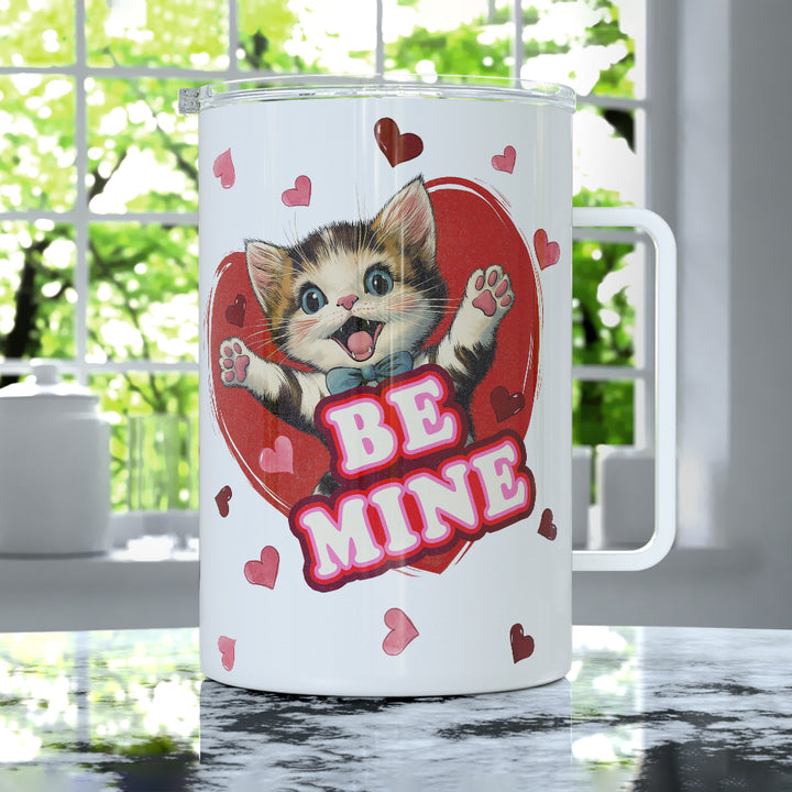 Be Mine Cat Insulated Travel Mug