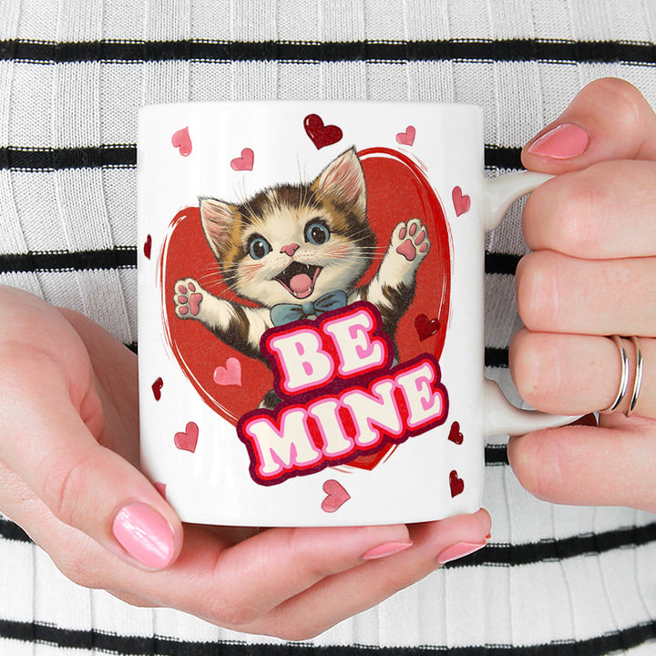 Be Mine Cat Mug