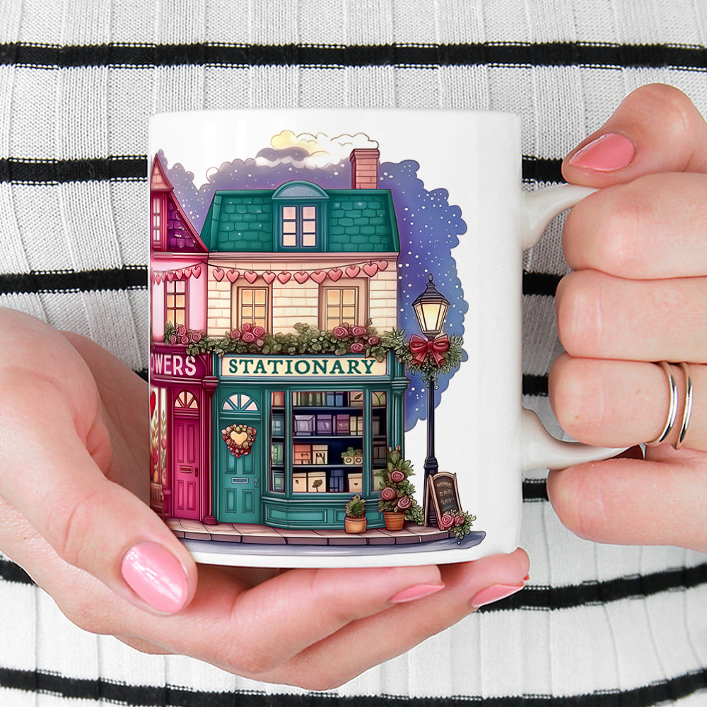 Valentine's Storefront Shops Mug