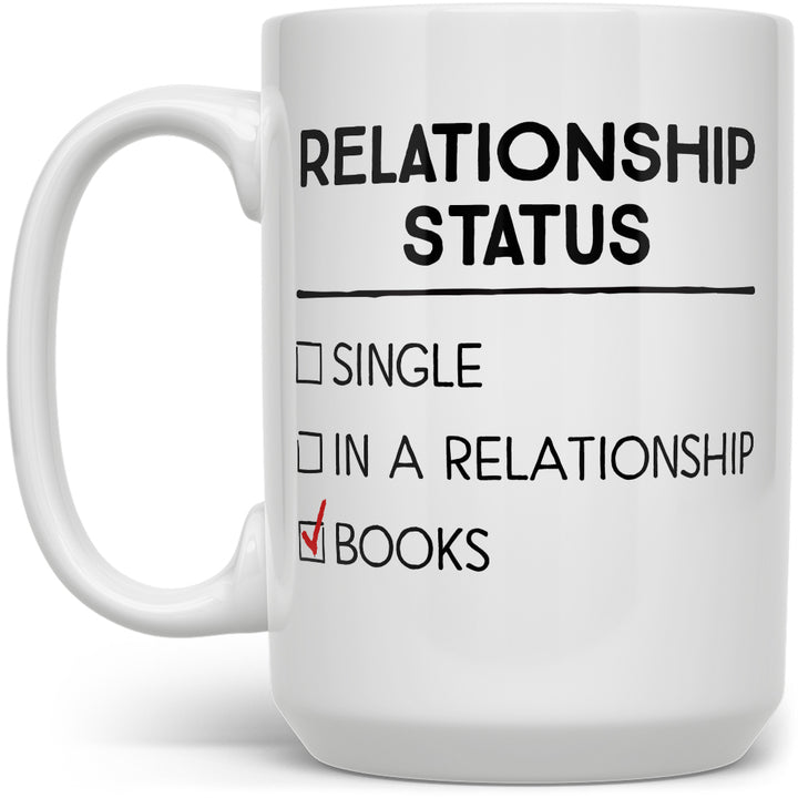 Relationship Status Book Mug