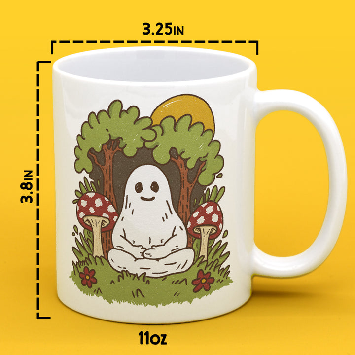 Meditating Ghost Mug