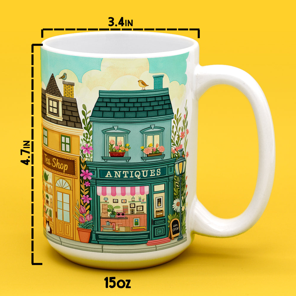 Spring Storefront Shops Mug