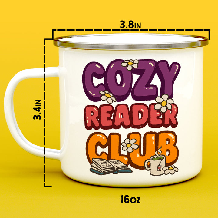 Cozy Reader Club Camp Mug
