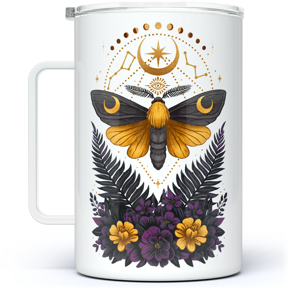 Constellation Moth Insulated Travel Mug