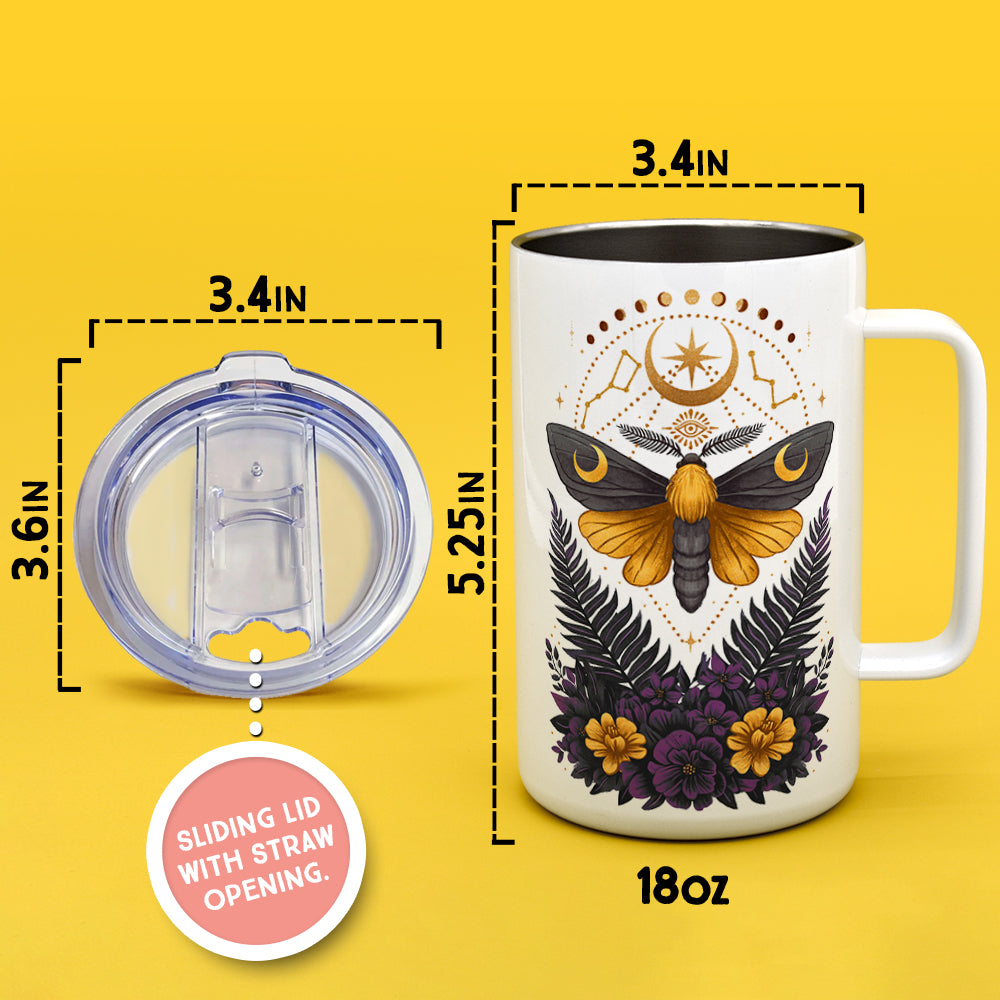 Constellation Moth Insulated Travel Mug