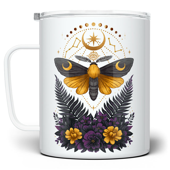 Constellation Moth Insulated Travel Mug