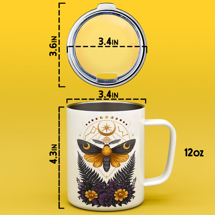 Constellation Moth Insulated Travel Mug