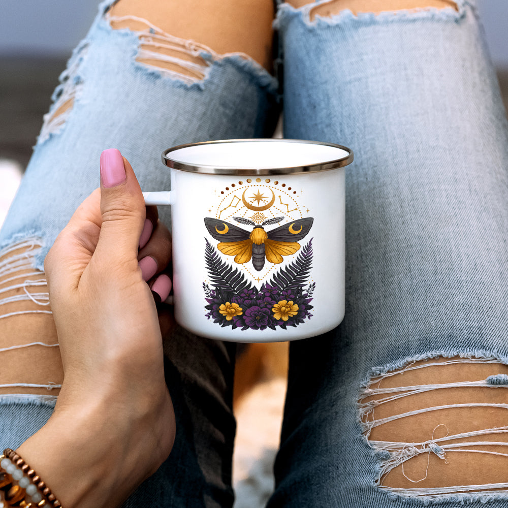 Constellation Moth Camp Mug