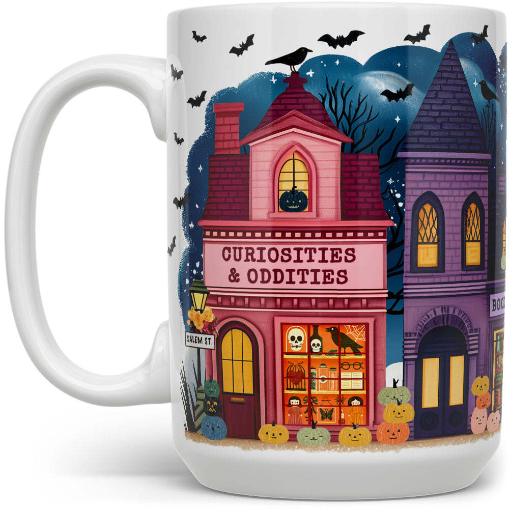 Halloween Storefronts Mug