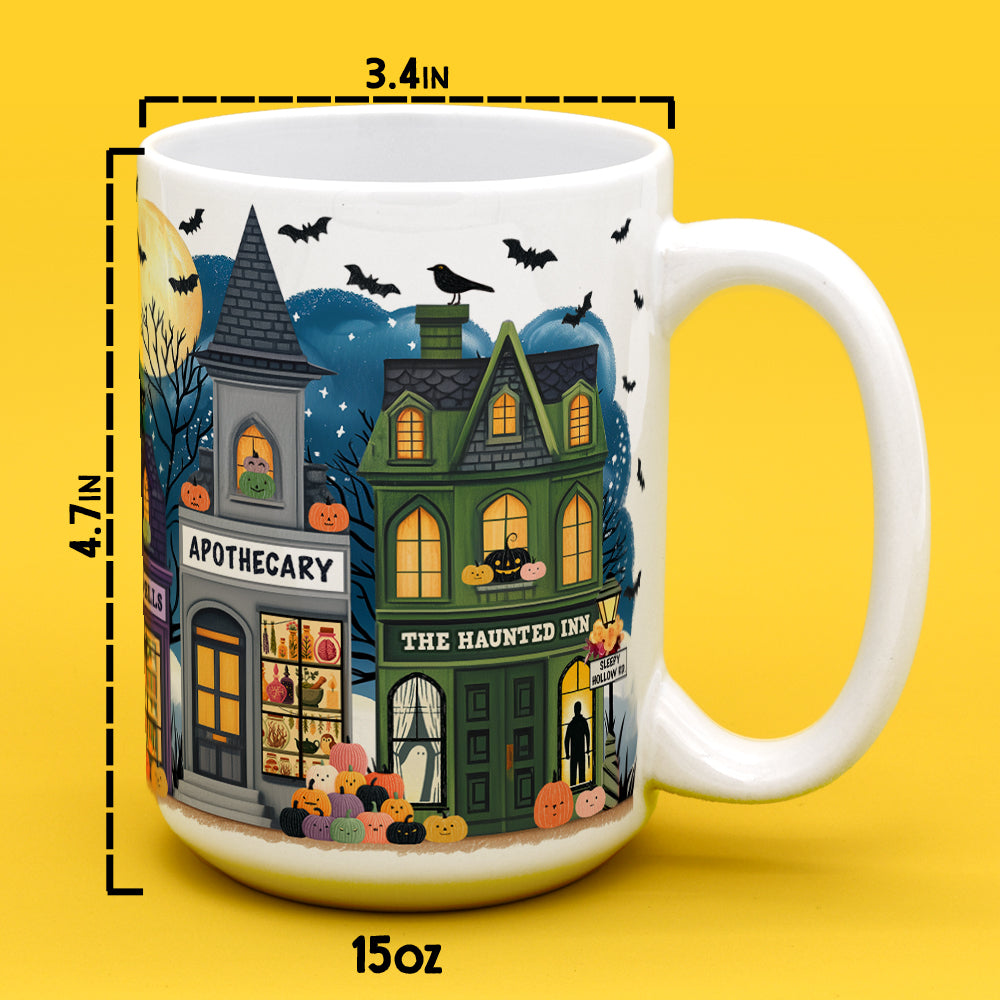 Halloween Storefronts Mug