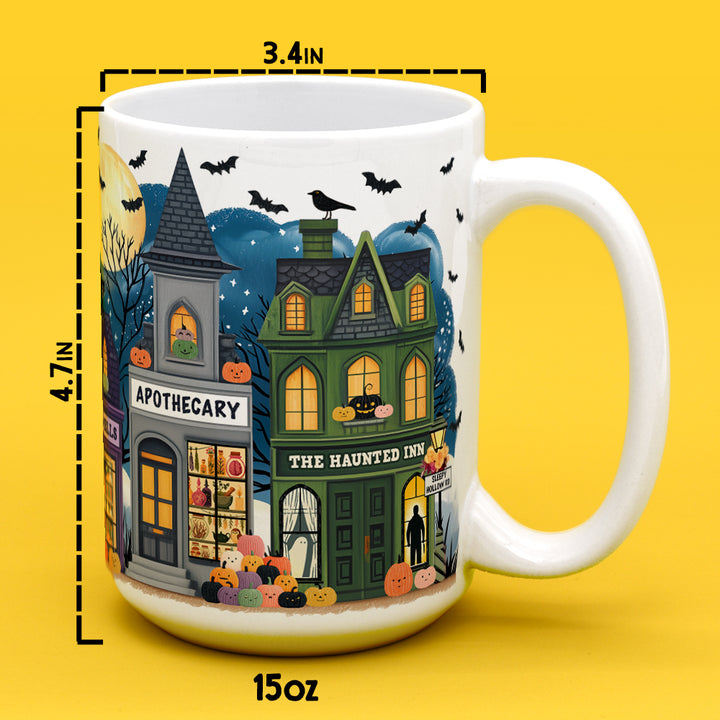 Halloween Storefronts Mug