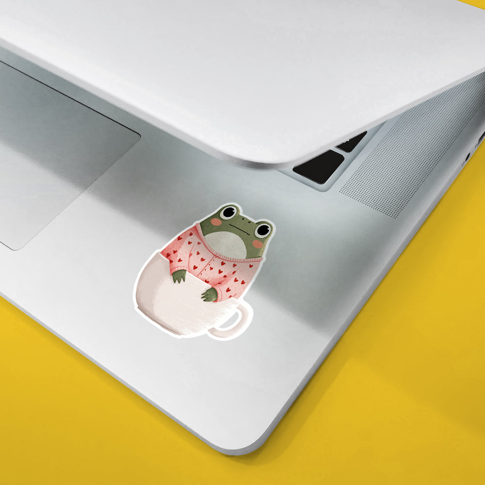 Teacup Frog Sticker