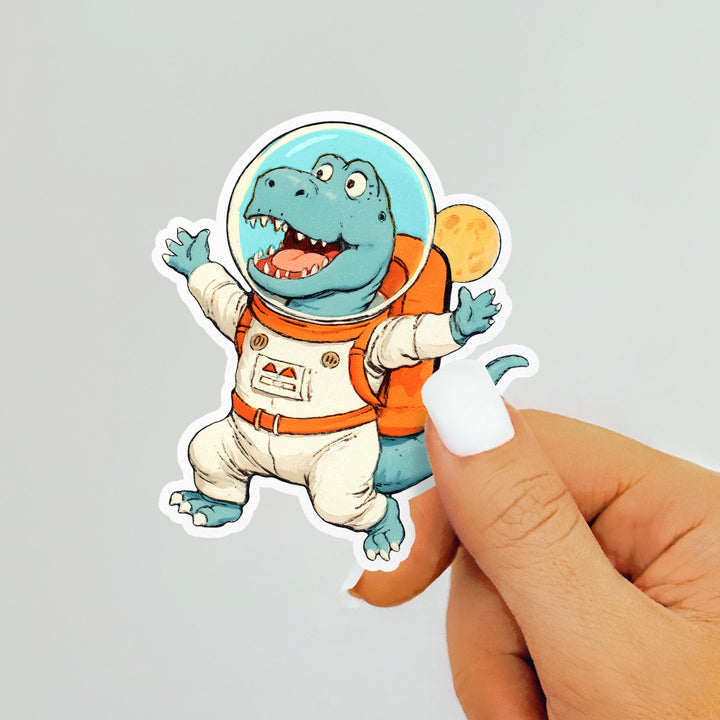 Space Dinosaur Sticker