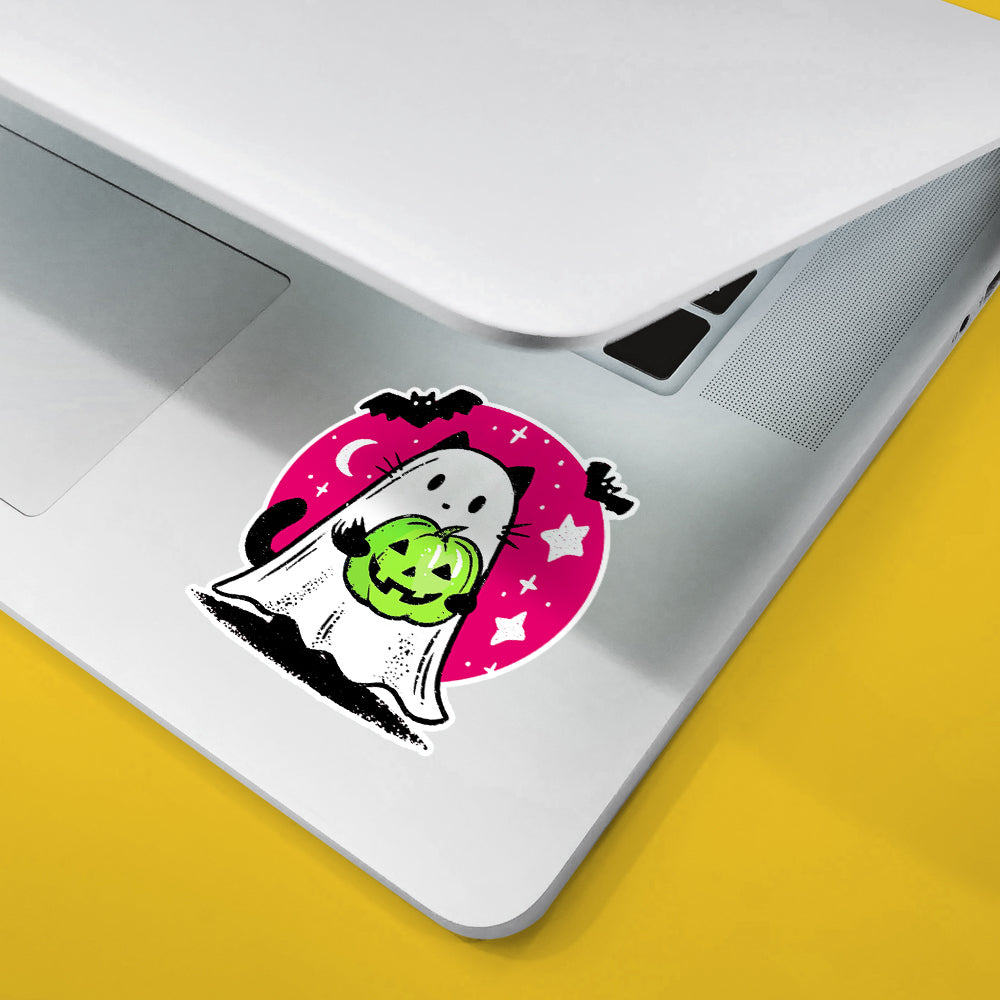 Ghost Kitty Sticker