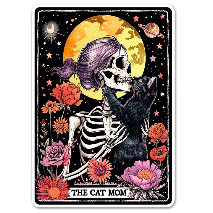 The Cat Mom Tarot Sticker