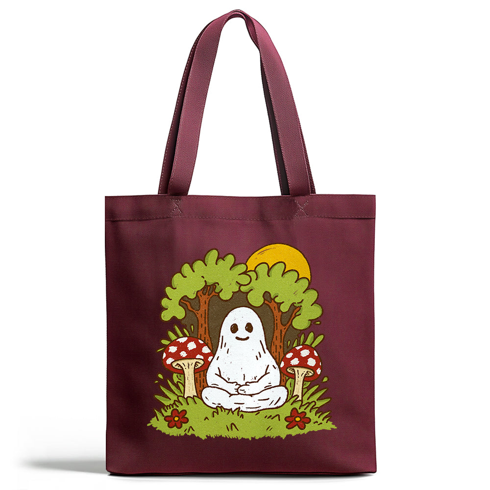 Meditating Ghost Tote Bag