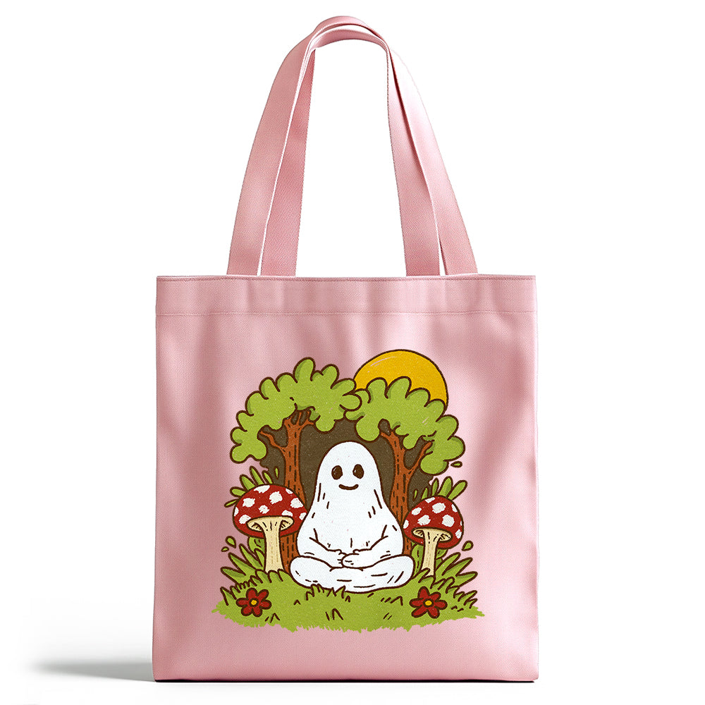 Meditating Ghost Tote Bag